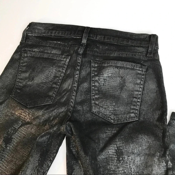 Current Elliott Skinny Ankle Trucker Coating Jean - Picture 9 of 10